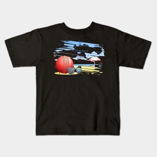 it' s  summer  time. sports  .cricket Kids T-Shirt